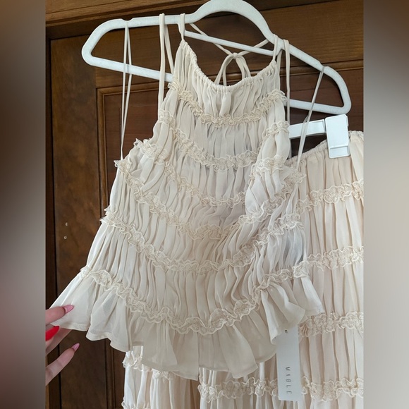 Mable by Anthropologie Two Piece Chiffon Set ✨ - Picture 5 of 10